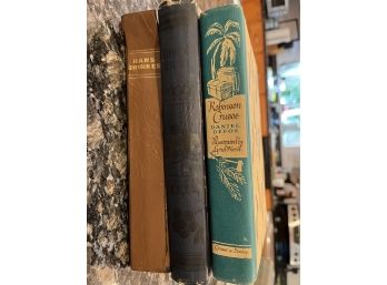 2 Robinson Crusoe Books And Hans Brinker