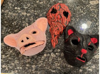 Three Handmade Masks