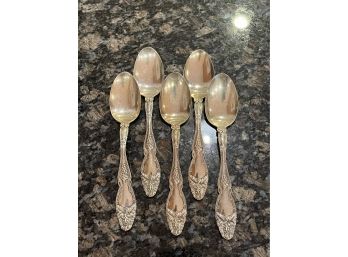 5 Sterling Silver Spoons