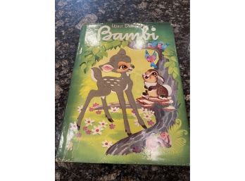 1949 Bambi Children's Book With Textured Pages
