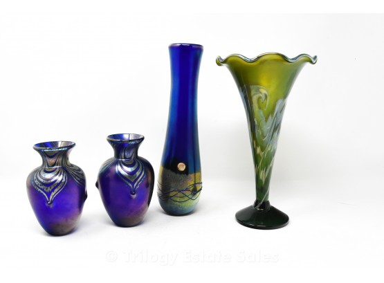 Lundberg Vase And Art Glass