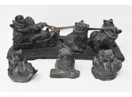 Cast Resin Inuit Replica Sculptures