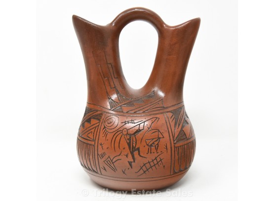 Navajo Wedding Vase - Signed