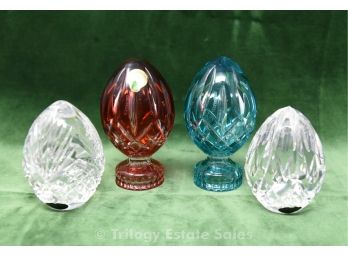 Waterford Crystal Footed Eggs