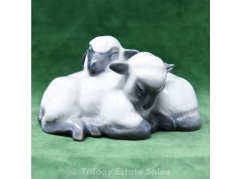 Royal Copenhagen Porcelain Figurine Sleeping Sheep #2769
