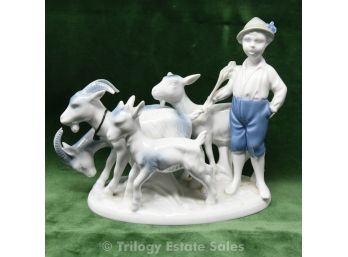Gerold Porcelain #4901 Boy With Goats