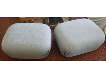 Pair Of Rolling Ottomans