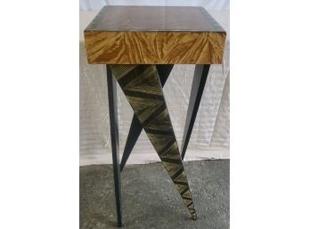 Funky Modern Artist Signed Painted Table