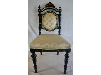 Customized Victorian Chair With Abalone Inlay