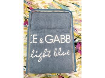 Dolce & Gabbana Light Blue Beach Towel NWOT