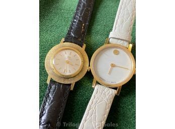 Two Ladies Movado Watches