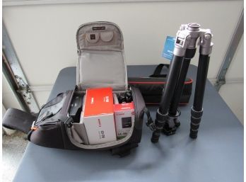 Canon Battery Chargers, New Tripod & LowePro Camera Bag