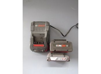 Bosch 18V Batteries And Charger