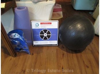 Fitaboo Wobble Board Prostretch Yoga Mat Balance Ball