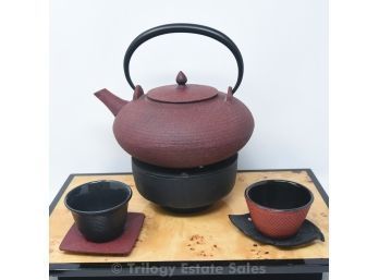 Japanese Cast Iron Tea Set