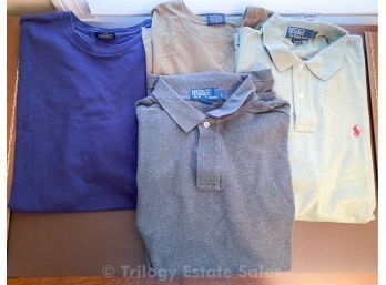 Lot Of 4 Polo By Ralph Lauren Mens Shirts