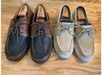 Lot Of 2 Mens 9W Shoes