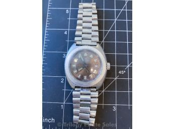 Vintage 1970s Men's Bucherer 2992 Diver Wristwatch