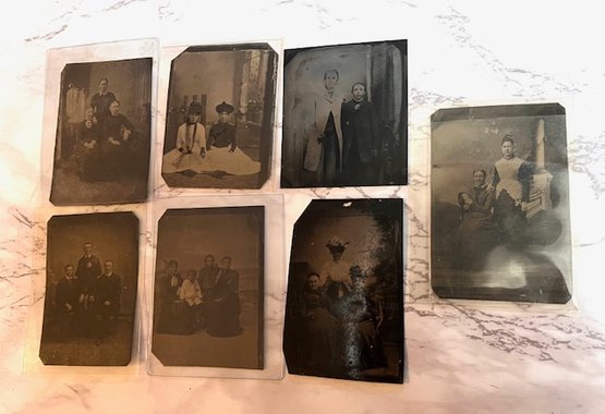 A Group Of  7 Tintypes