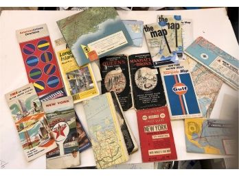 New York And Vicinity Vintage Maps, NYC Subway, Red Book NY Etc