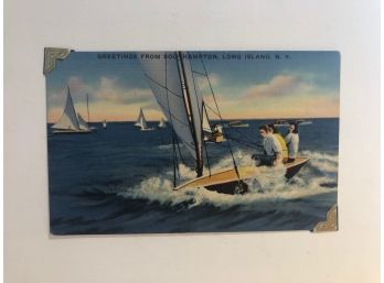 South Hampton, Long Island, Vintage Postcard