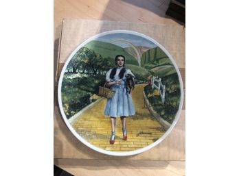Wizard Of Oz ~ Over The Rainbow Plate Limited Edition
