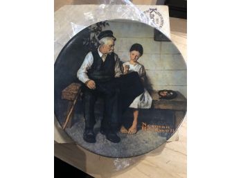 Norman Rockwell Lighthouse Keepers's Daughter Plate
