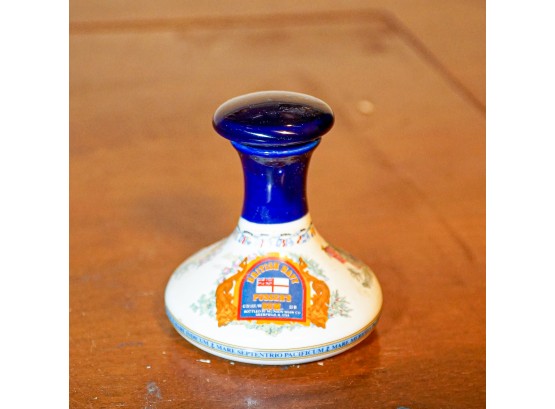 British Navy Pusser's Rum Mini, Staffordshire Porcelain
