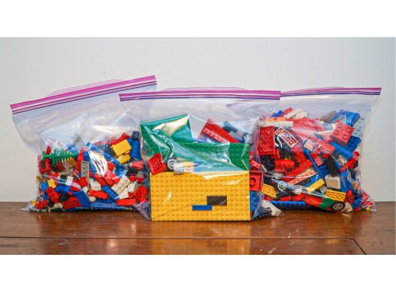 LARGE Group Of Vintage Legos, 3 Large Bags