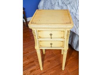 Small Vintage Night Table, 2 Drawers