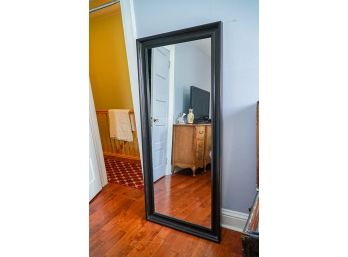 Large Contemporary Mirror 36'  X 72' Black Frame