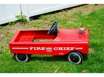 AMF Fire Chief Red Pedal Car No 503