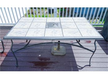 Patio Set ~ Table And 6 Matching Chairs, 2 Extra