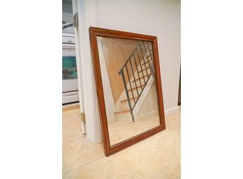 Solid Wood Mirror  Wood Backing SOLID