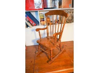 Solid Wood Child's Rocking Chair