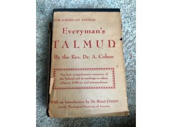 Everyman's Talmud By Rev Dr A Cohen