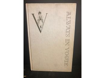 Always In Vogue By Edna Woolman Chase And Ilka Chase First Edition