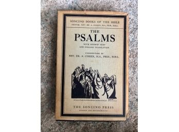 Psalms ~ Soncino Books Of The Bible First Edition