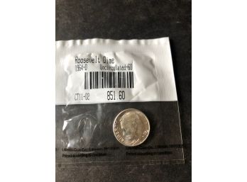 Uncirculated 1960 Roosevelt Dime