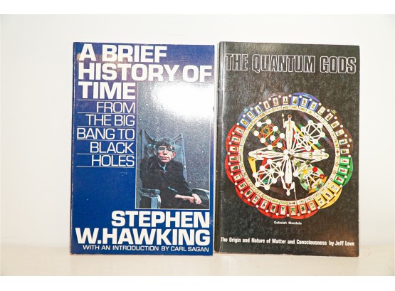 A Brief History Of Time Stephen Hawking And The Quantum Gods By Jeff Love 2 Books