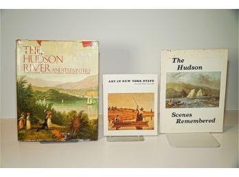 Group Of Books~ The Hudson River And Its Painters, Art In NY State, The Hudson Scenes Remembered