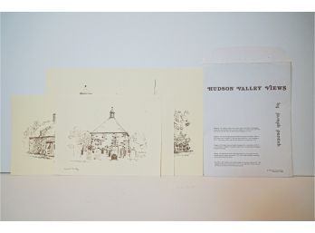 Hudson Valley Views ~ Group Of Limited Edition Prints In Folio 1975