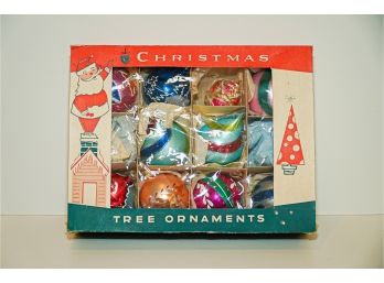 Stunning Vintage Box Of Christmas Ornaments