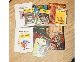 Large Lot Of Theater And Music Playbills And Programs