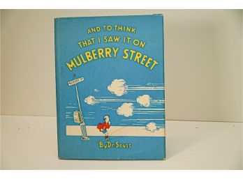 And To Think I Saw It On Mulberry Street By Dr Seuss 16th Printing