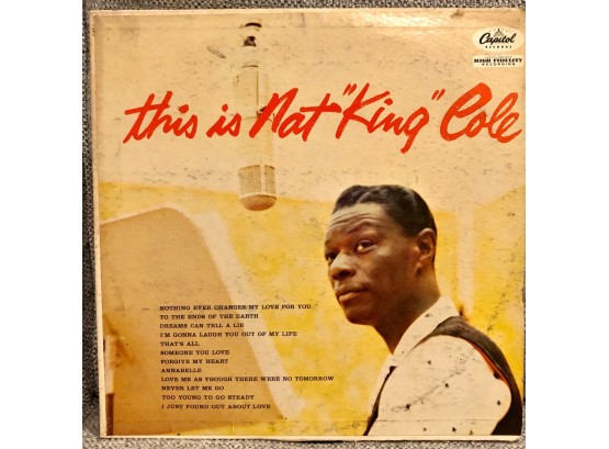 This Is Nat King Cole Album Original In Very Good Condition