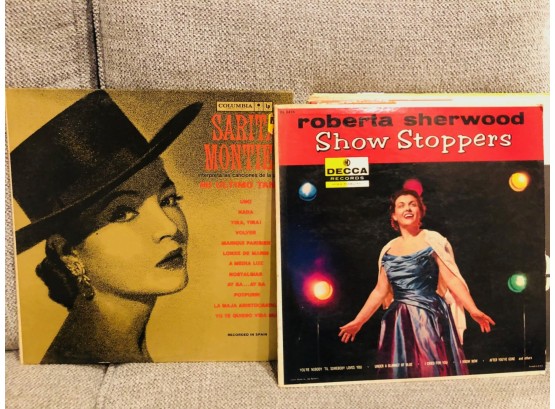 2 Albums Roberta Sherwood Show Stoppers And Sarita  Montiel