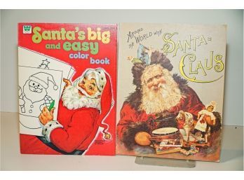 Christmas  Santa's Big Easy Coloring Book And Around The World With Santa Claus