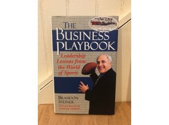Steiner Sports Owner! The Business Playbook SIGNED By Brandon Steiner