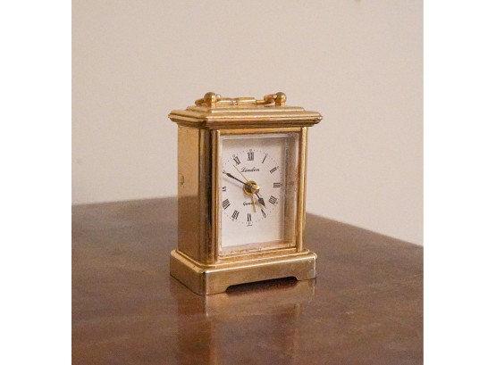 Small Brass Table Clock